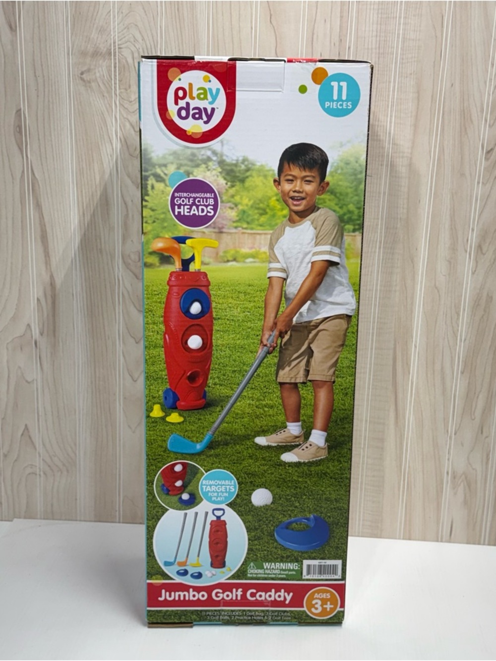 Play Day Kids Jumbo Golf Caddy - Red and Blue